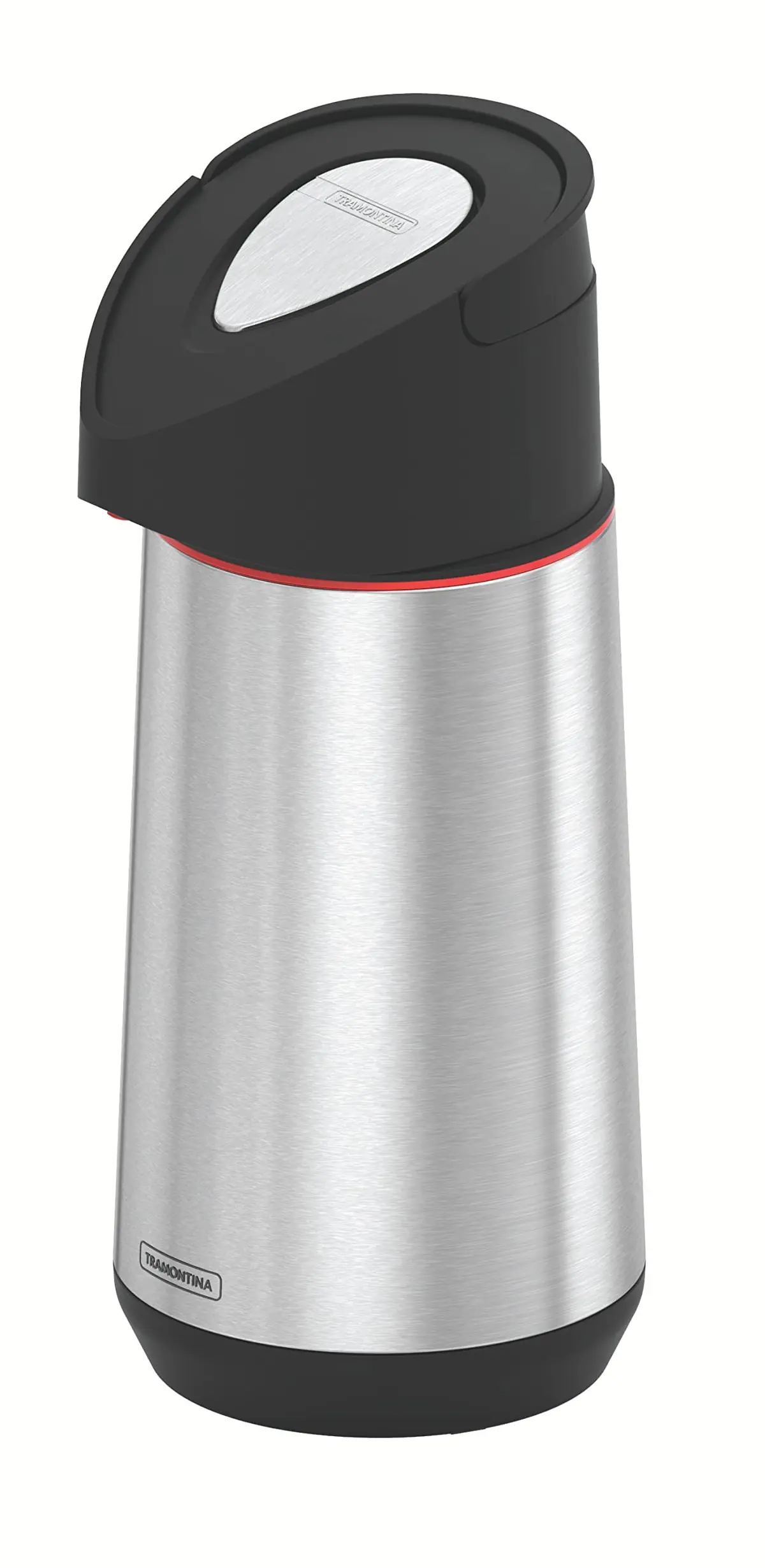 Garrafa Térmica Tramontina Exata em Aço Inox com Ampola de Vidro 1,2 L