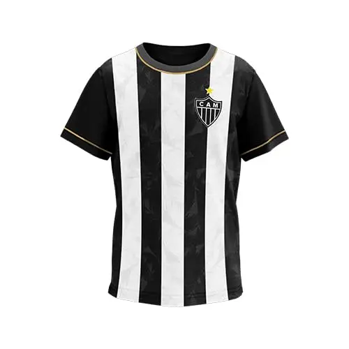 Camisa Atlético Mineiro Trevo Preta e Branca - 1