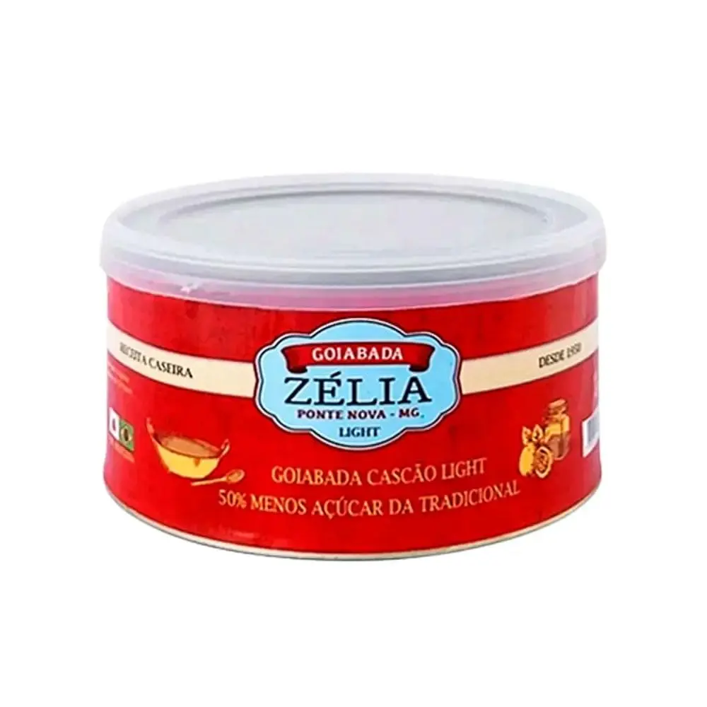 Doces Zélia Goiabada Cascão Zélia Lata 400G Light - 1