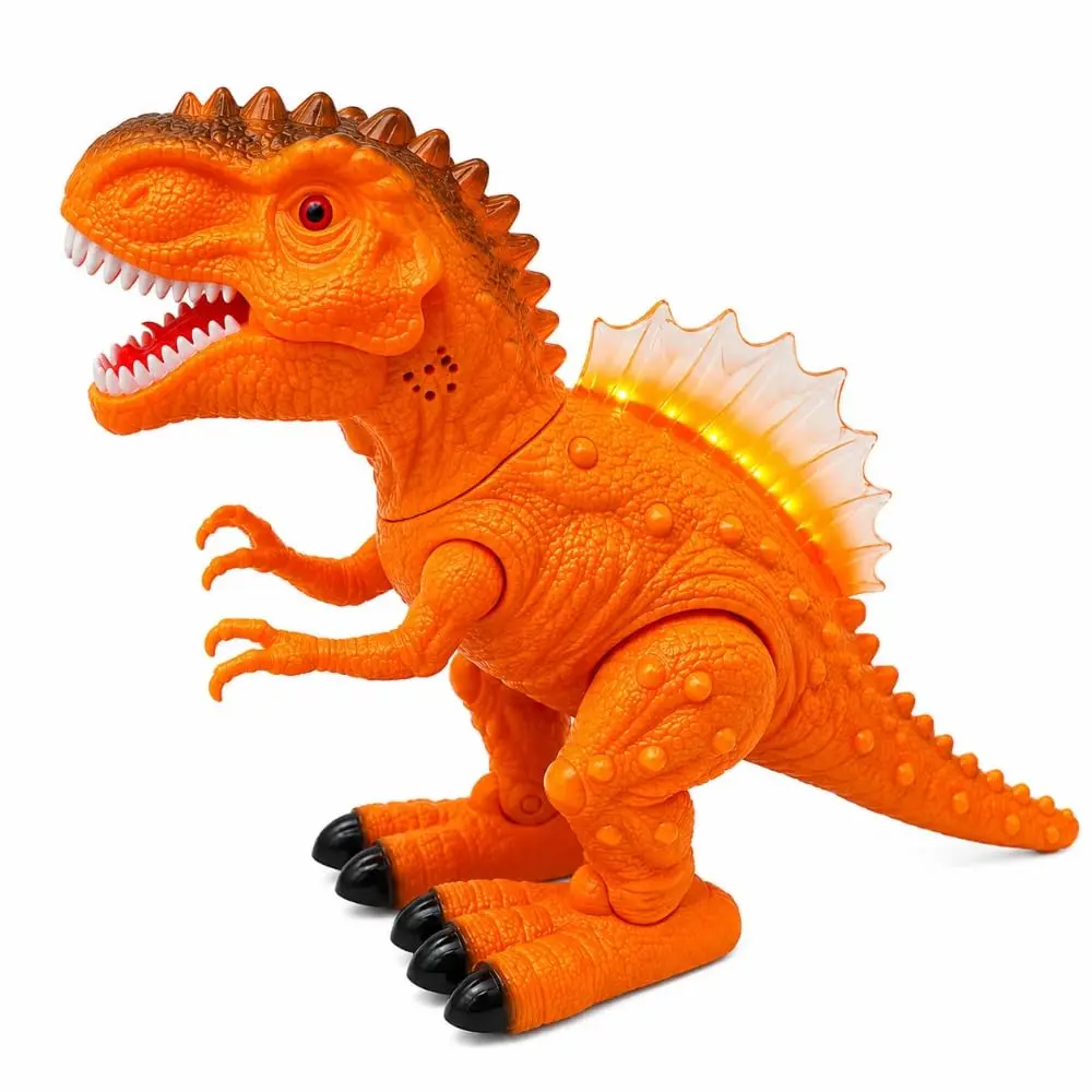 Dinossauro T-Rex Infantil com Luzes, Som e Movimento, Brinquedo Interativo para Crianças. Dino Eletrônico Tiranossauro Rex