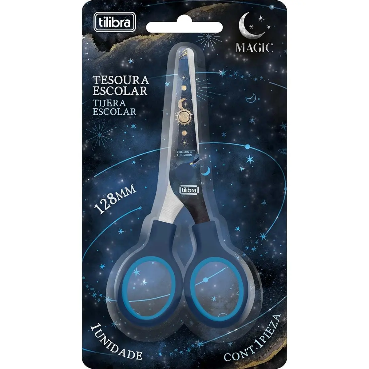 Tilibra - Tesoura Escolar 128mm Magic