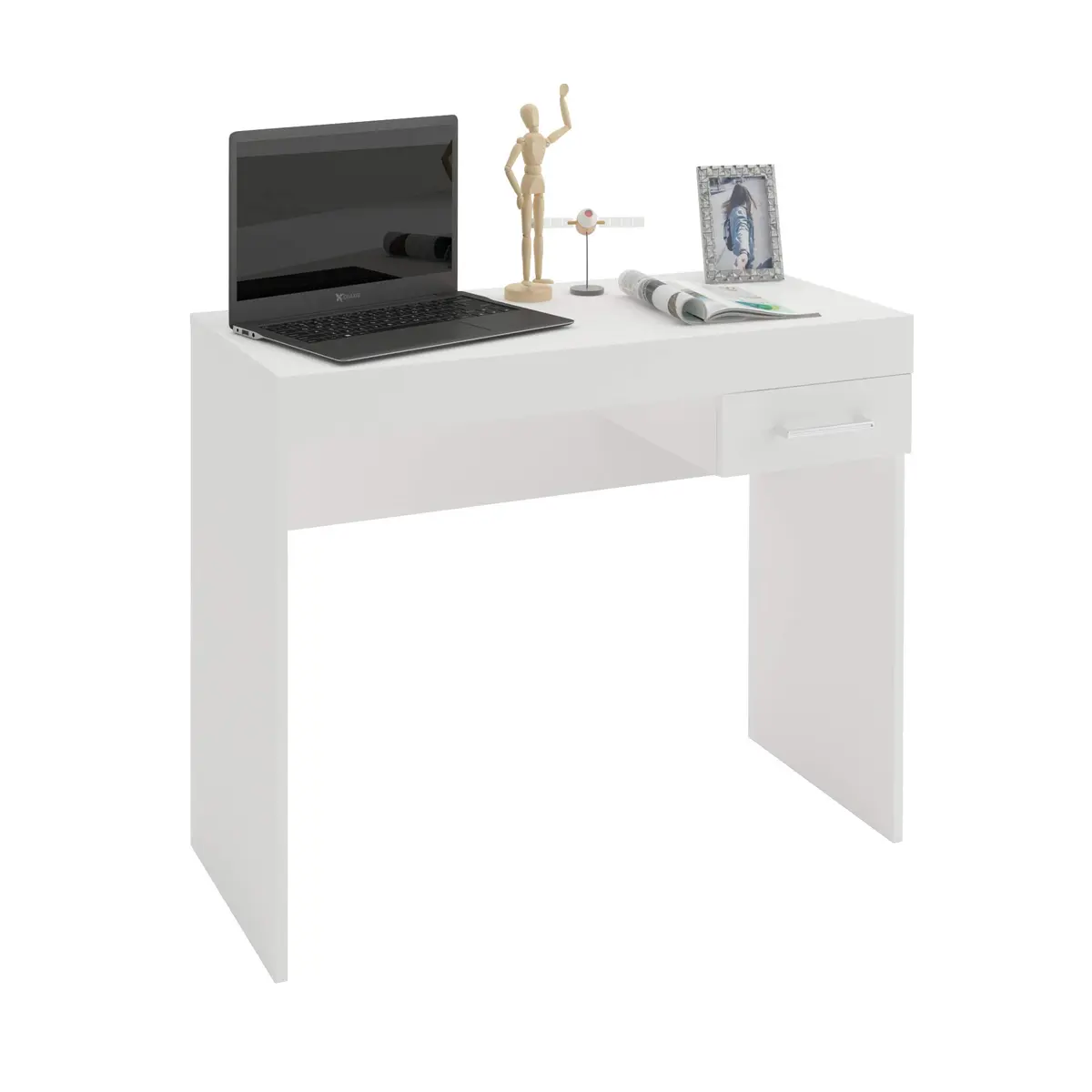 Artely Escrivaninha Cooler com Gaveta, Branco - 1