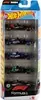 Pack F1 Hotwheels com 5 Carrinhos de Brinquedo Diecast - 1