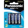 Pilha AA Panasonic 1,5V - Pacote com 4 unidades - 1