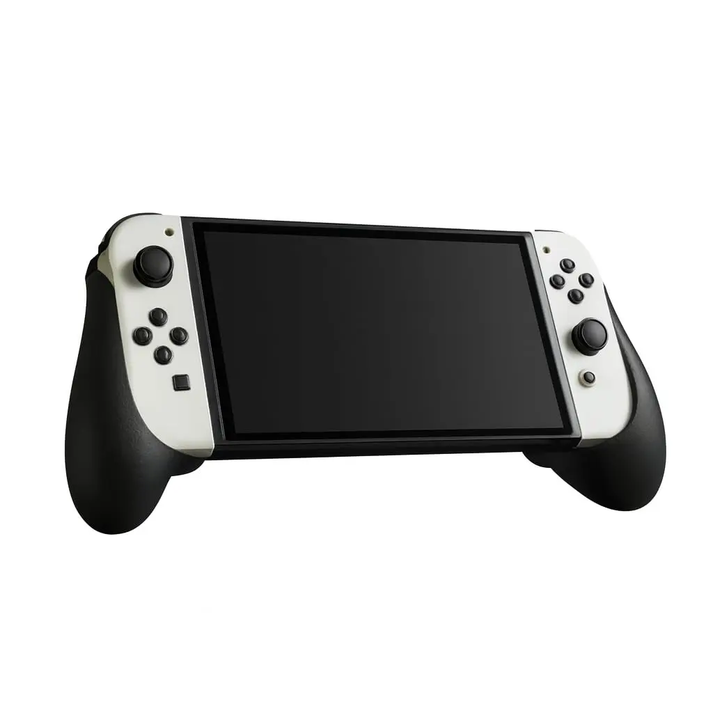 Suporte de Controle para Nintendo Switch e Switch OLED, Joystick, Grip, Anatômico, Manete, Leve e Resistente (Pretoo)