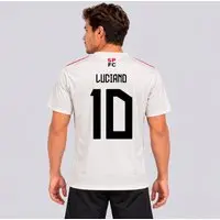 Camisa São Paulo Áureo Off White 10 Luciano