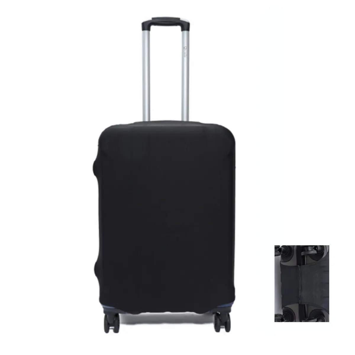Capa Protetora para Mala de Viagem, Resistente Anti-Risco (Preto, Médio)