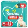 Fralda Pampers Pants Ajuste Total M 84 unidades - 1