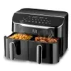 Air Fryer 8L 2 Gavetas 2500W Preta - 1