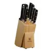 Conjunto de Facas Electrolux 8 Peças Inox com Bloco de Madeira - 1