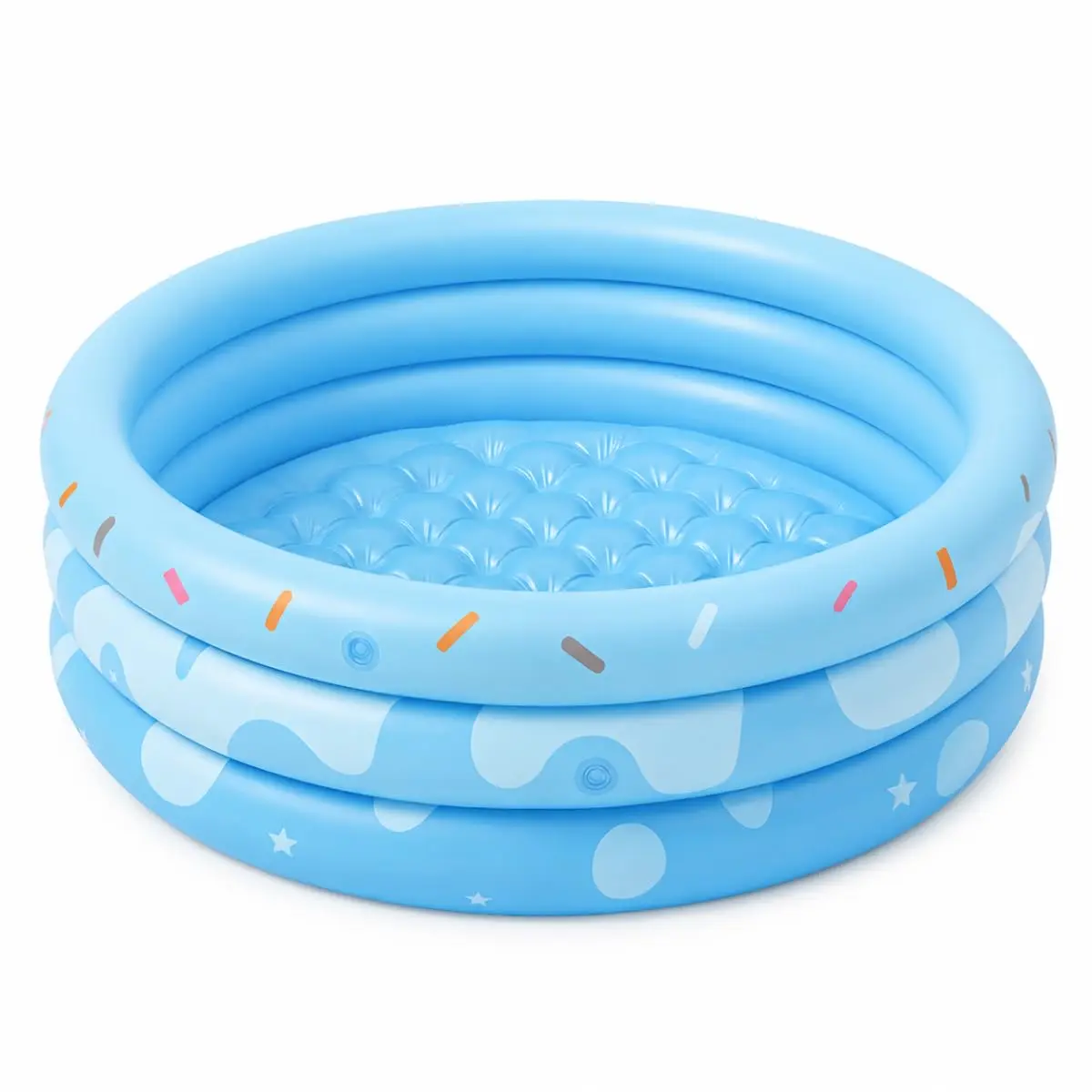 Piscina Infantil Inflável 220L Donuts Azul para Crianças - 1