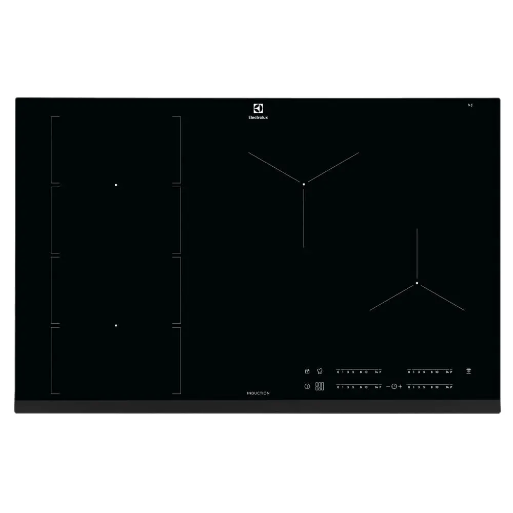 Cooktop de Indução IE8FB 4 zonas com FlexiBridge Preto 220V