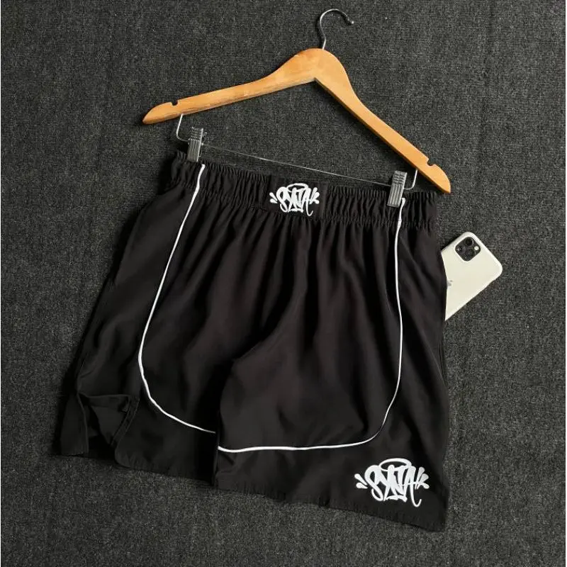Bermuda Syna Hip Hop streetwear Estilo Gringo Premium Short SynaWorld Central Trap Y2k Dry-fit Elastano