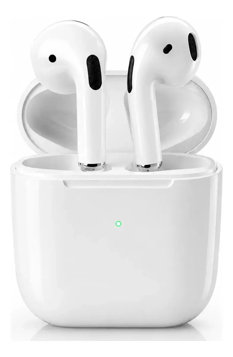 Fone De Ouvido Bluetooth Sem Fio Bateria de Longa Duração Pro 4 Branco Conecta Rápido Fast Plug Com Case Carregador E Microfone thumbnail 7