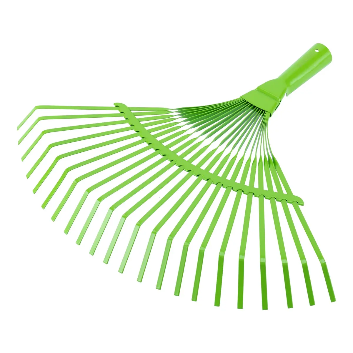 Vasoura para Grama e Jardim 22 Dentes sem Cabo Palisad Verde Pequeno 43cm - 1
