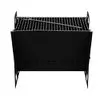 Churrasqueira Dobrável Móvel Maleta Camping Slim Pro Tork Texas Grill Slim Preto + Grelha e Garfo - 1