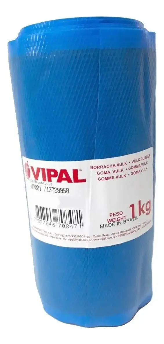 Vulcanite Para Vulcanização A Quente Rolo Vipal 1kg - 1