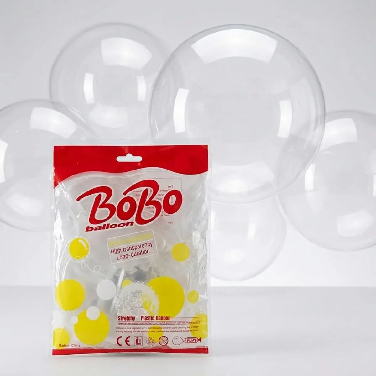 Kit 50 Balões Bubble Transparente 24 Pol. 60cm Festas | Balões resistentes e flexíveis, perfeitos para festas e eventos. Diversos pacotes disponíveis