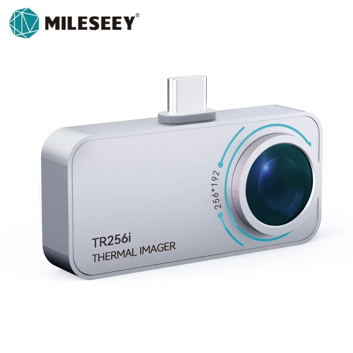 Câmera de imagem térmica mileseey tr256i 192*256 câmera térmica android/iphone, câmera térmica infravermelha para reparo pcb, hvac
