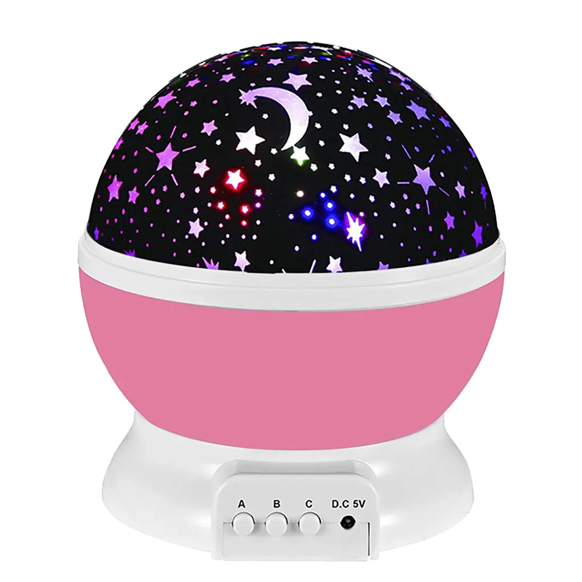 Projetor Star Night Light, lâmpada de projetor estrelada para quarto de crianças, para 3 4 5 6-12 anos brinquedo idade 4-10 anos rosa