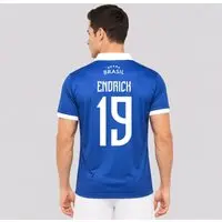 Camisa Brasil Seleça Azul 19 Endrick