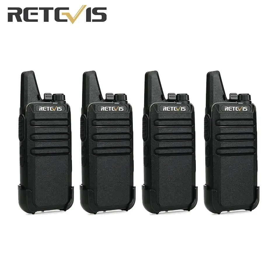 Retevis-RT622 Mini Walkie Talkie, Estação de Rádio Portátil em Dois Sentidos para Restaurante, Hotel, Camping, PMR446, FRS, VOX, 4 6 10 Pcs