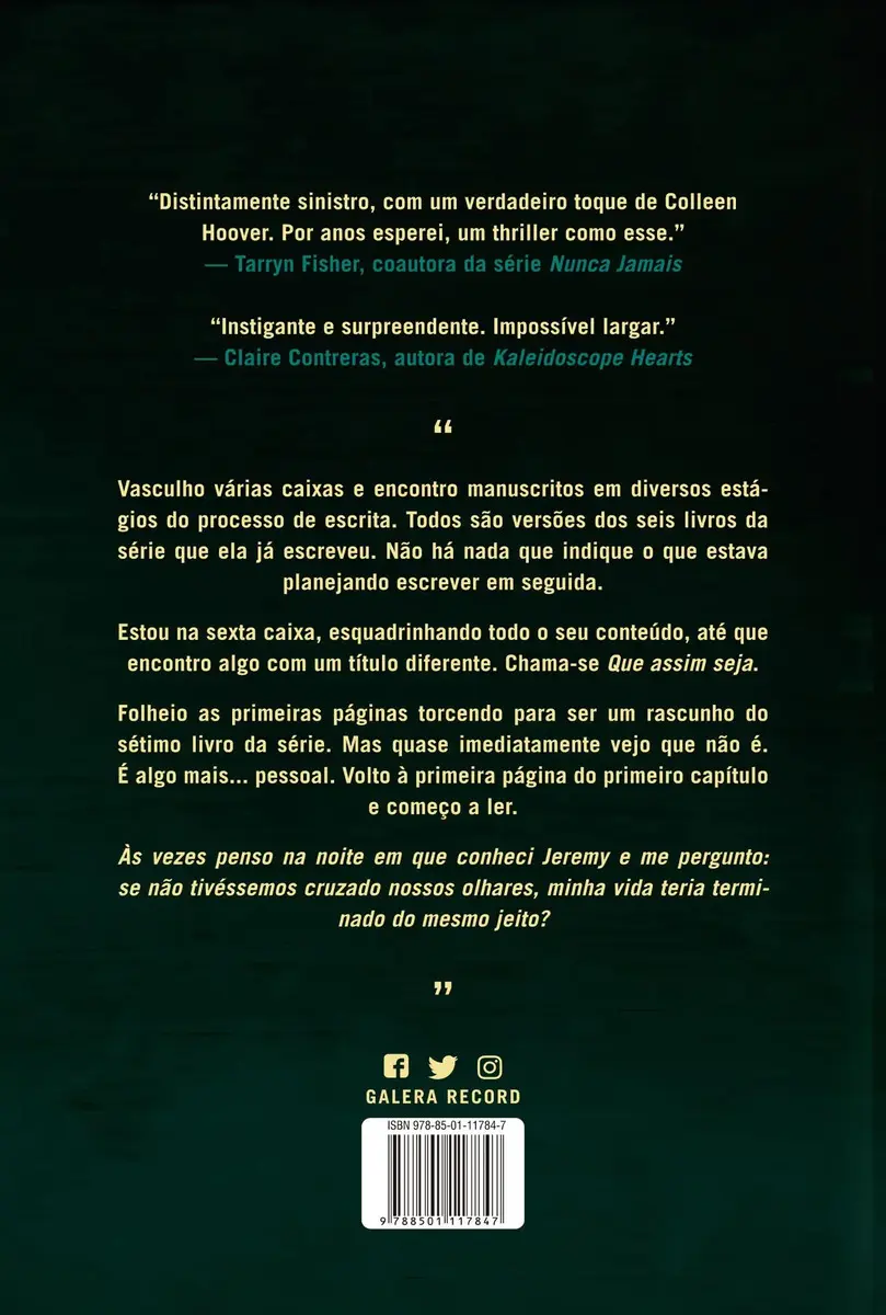 Verity, Colleen Hoover, Português, Galera, 2021 thumbnail 2