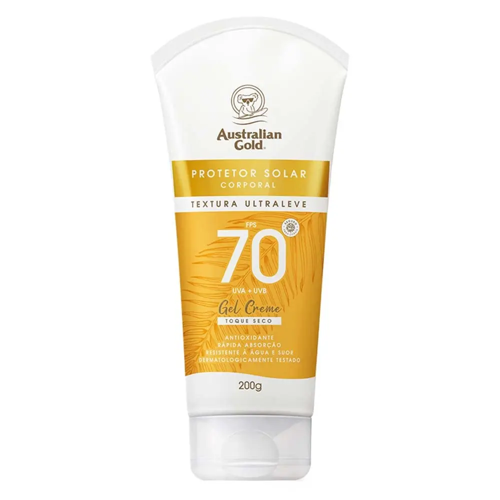 Australian Gold Protetor Solar Corporal Gel Creme FPS70 200g - 1