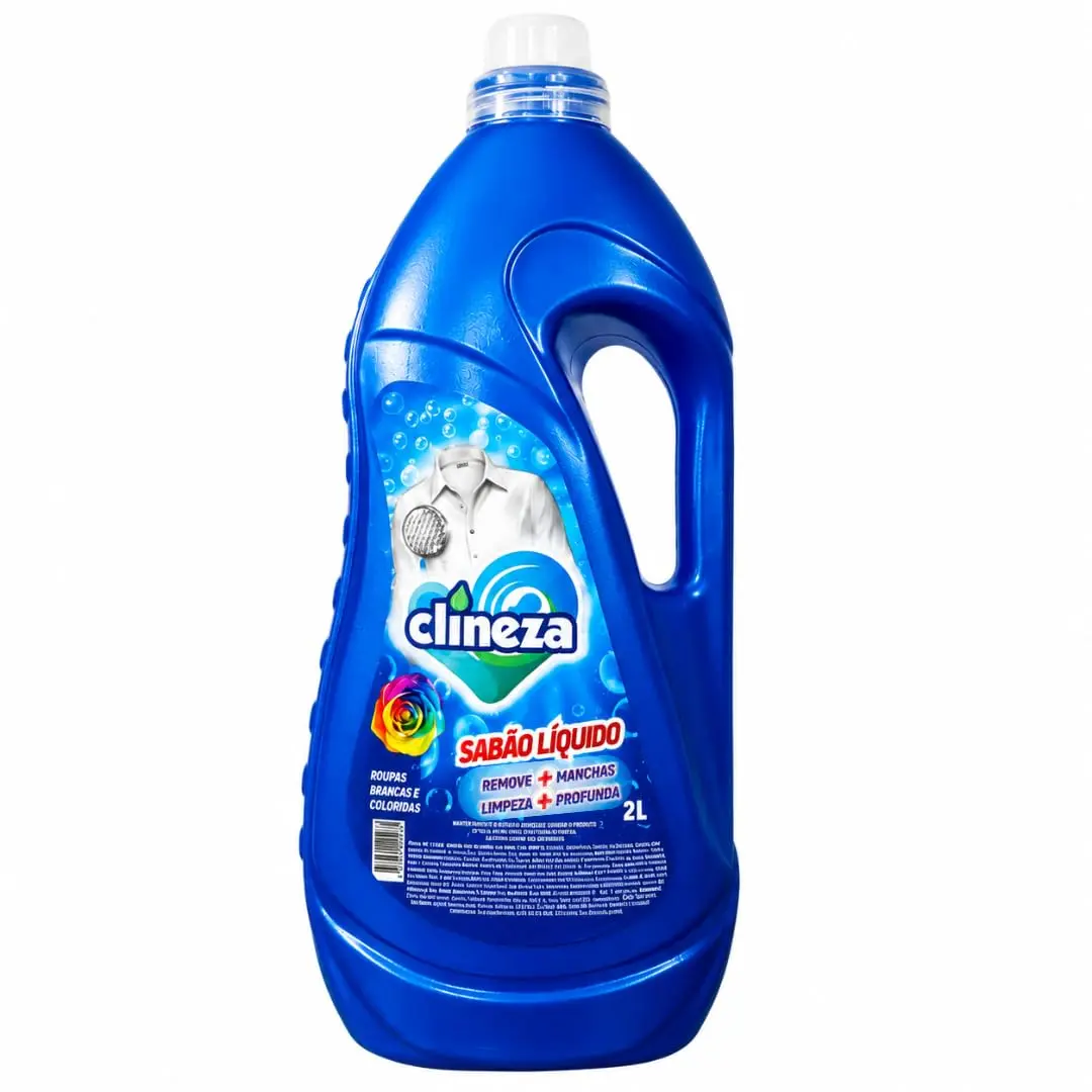Sabão Líquido Clineza 2L — Limpeza Profunda, Perfumado, Ação Delicada | Proteção E Cuidado Roupas Brancas E Coloridas