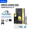 【Com Taxa】 SSD ORICO M.2 NVMe 1TB PCIe 4.0 com Taxa de Leitura de até 7400 MB/s e7400 PCIe Gen 4.0 x4 - Compativel com PS5 - 1