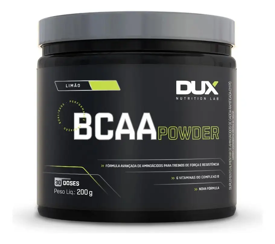 Bcaa Powder Dux Nutrition Pote 200g Sabor Laranja