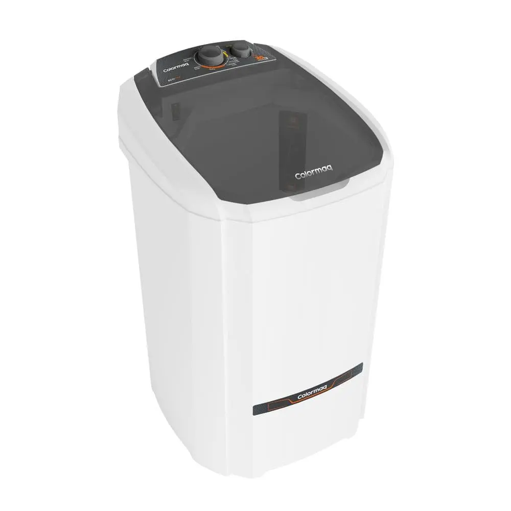 Colormaq Máquina de Lavar Roupa Semiautomática Tanquinho 20 KG LCS 20 Branco 220V