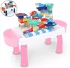 Mesa Infantil com Blocos de Montar Interativos - 1