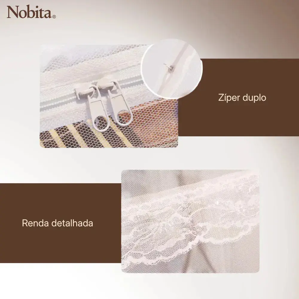 Tenda Mosquiteiro Dobrável Para Cama Casal Solteiro Portátil Rosa 150x200cm thumbnail 2