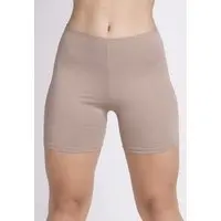 Anágua Modeladora Bella Fiore Modas Shortinho Bege