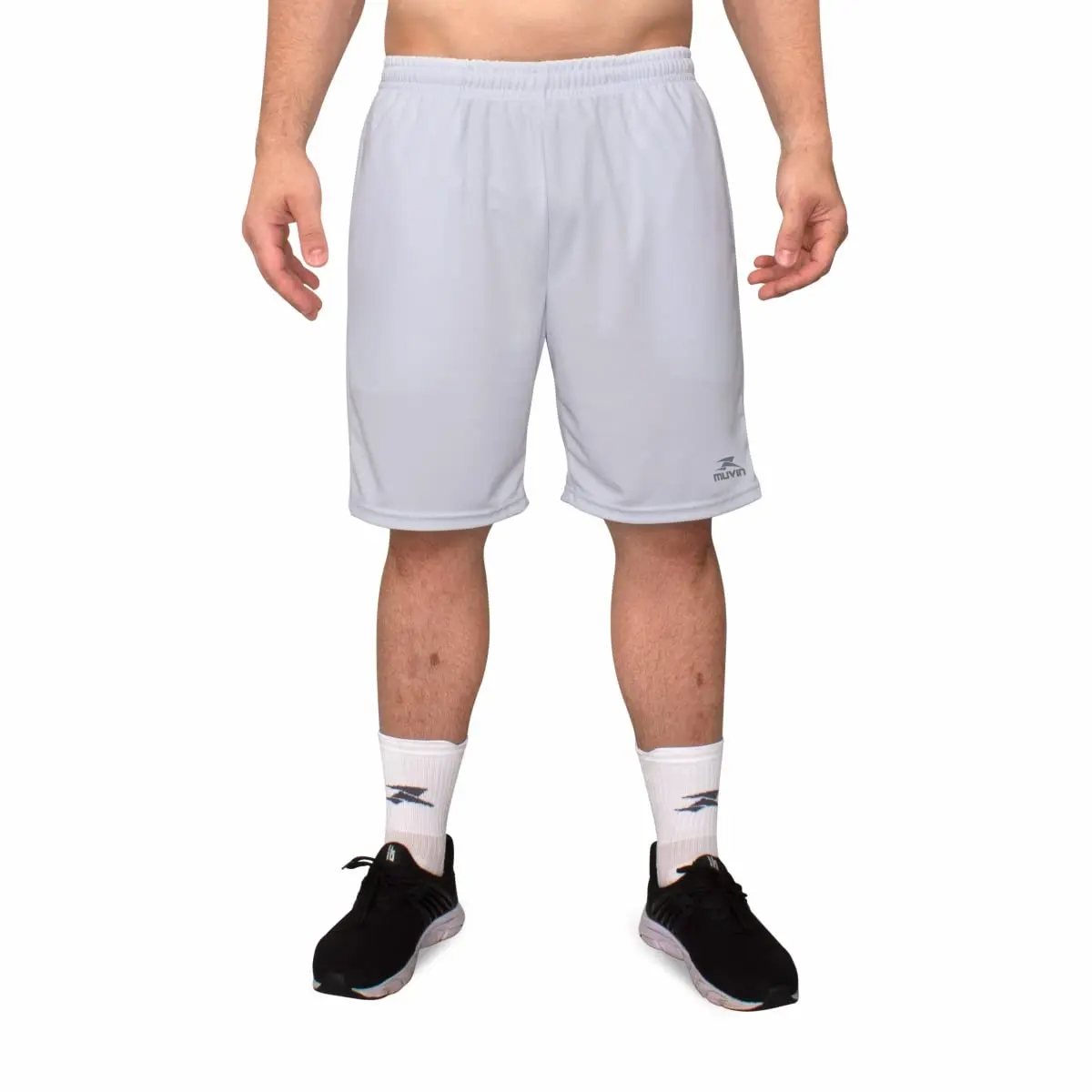 Bermuda Esportiva Basic Muvin – Masculino – Calção Esportivo – Com Bolso - Bermuda Futebol - Tecnologia Dry – Voleibol – Handebol – Futevôlei – Beach Tennis – Confortável – Leve – Treino