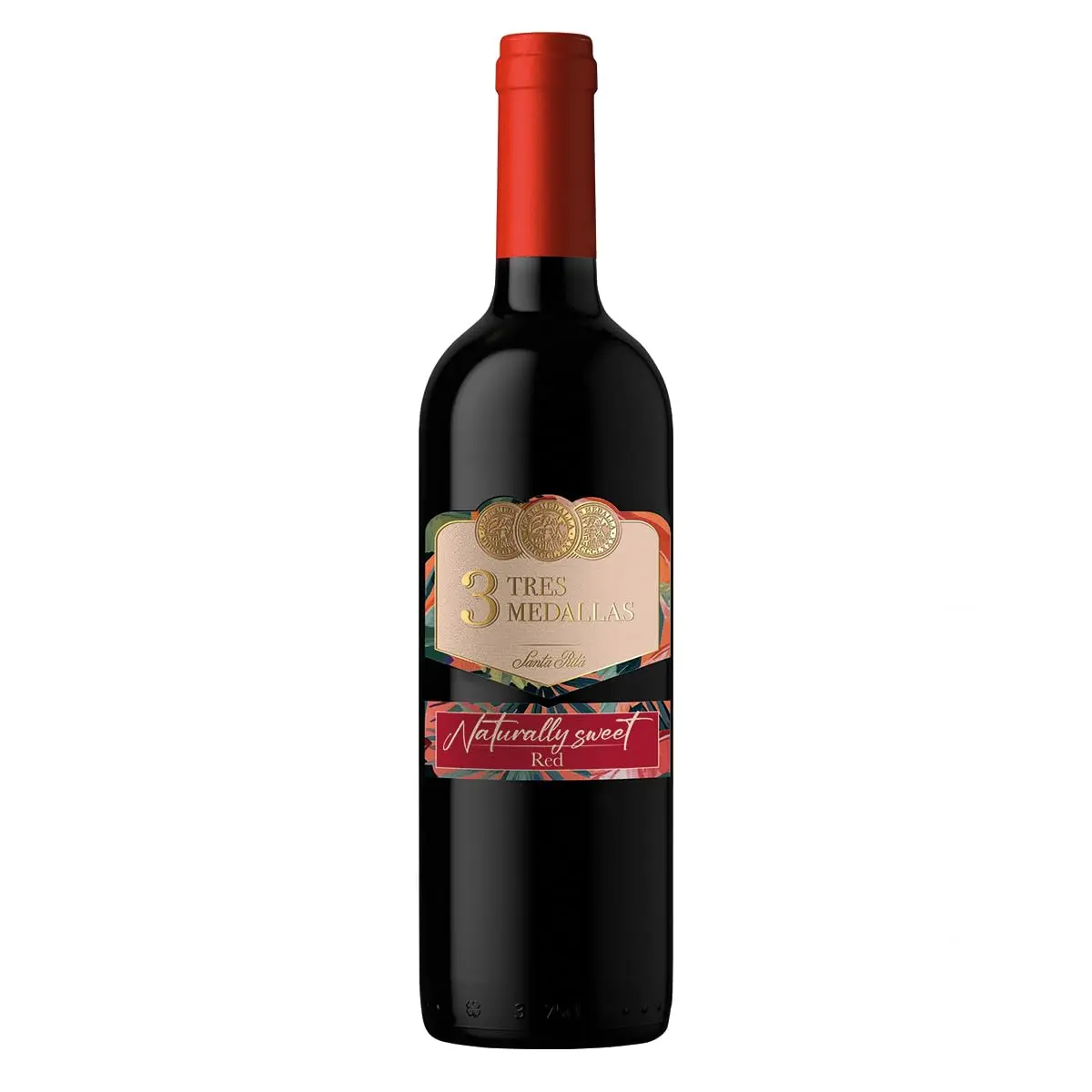 Vinho Tinto Chileno Santa Rita 3 Medallas Blend Sweet 750 Ml