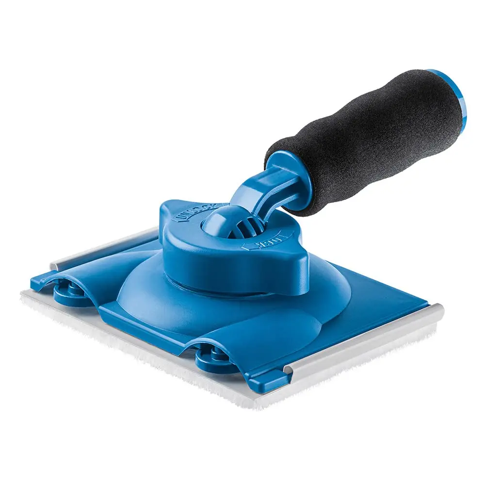 Pad para Pintura com Cabo Ajustável, Tamanho 12 x 9 cm, 1 Unidade, Cor Azul, Atlas.