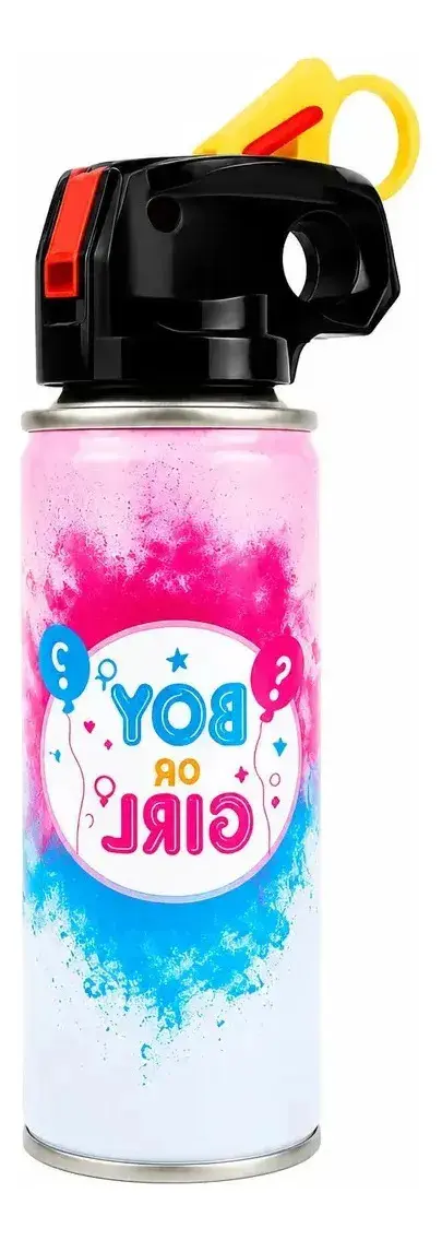 Fumaça Chá Revelação Lata Spray Revelação Surpresa Extintor Azul Festa Pó Colorido Menino Ou Menina Celebração