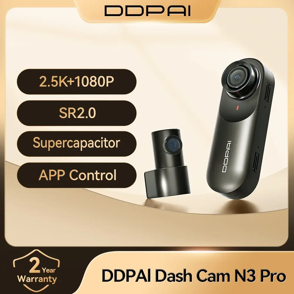 DDPAI Mola N3 Pro Dash Camera Condução Veículo Cam Wifi Smart Connect Gravador de Carro 2.5K Carro DVR Dash Camera