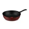[Leve 3 R$ 31,50 cada] Frigideira Wok Antiaderente Multifuncional Rochedo Limpa Fácil 24cm - 1