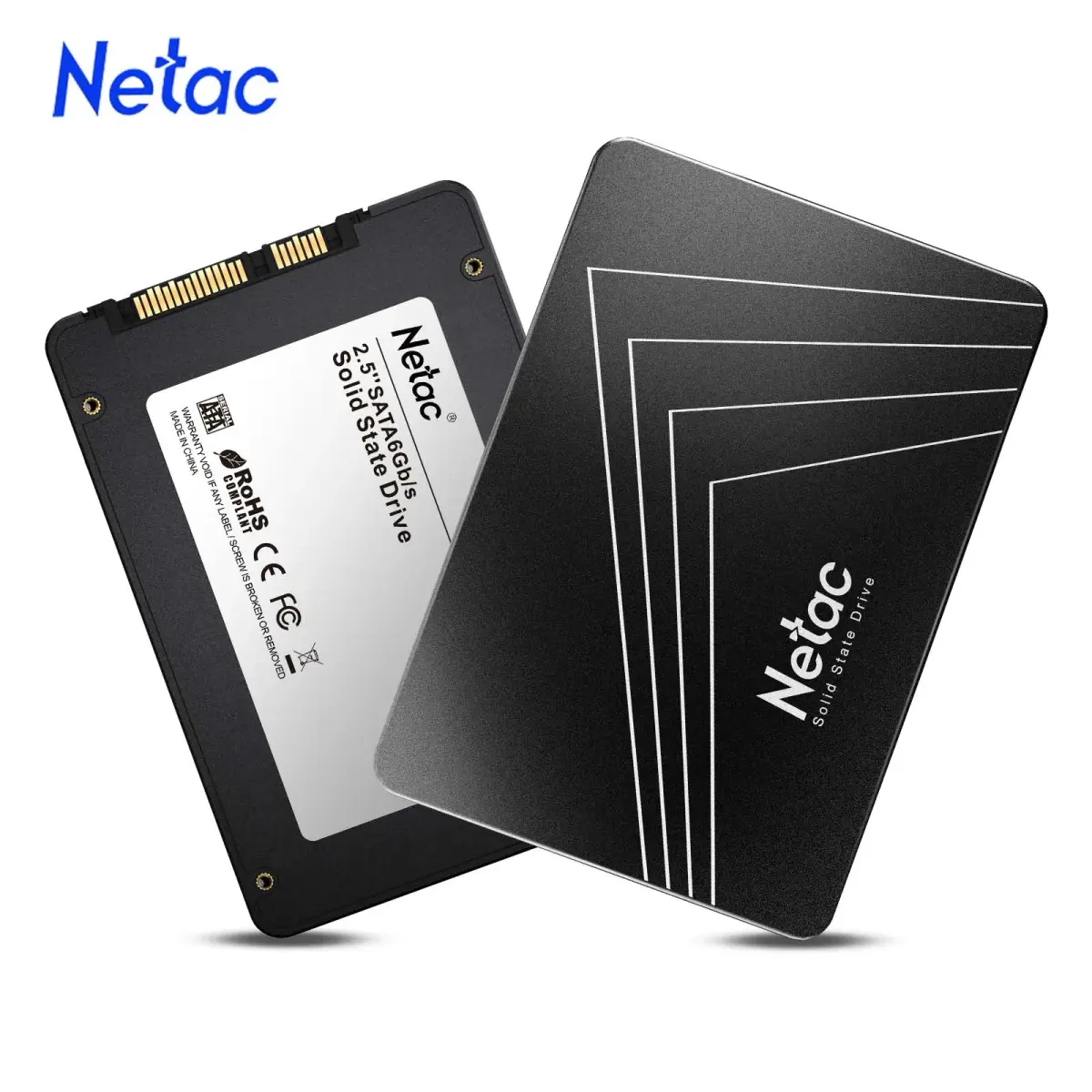 Netac sata ssd disco rígido 128gb 256gb 512gb 1tb 2tb sata3 2.5 Polegada discos portátil disco rígido interno hdd disco rígido para computador portátil - 1