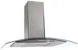 Coifa de Parede Vidro Curvo Inox 80cm 220V