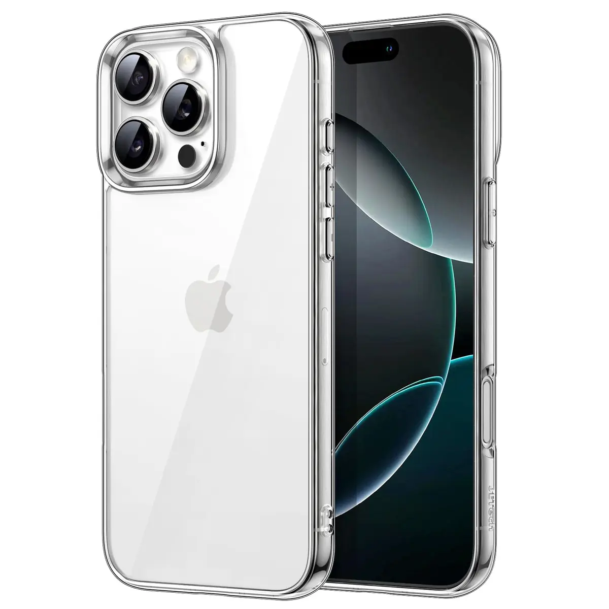 JETech Capa para iPhone 16 Pro, Anti-Amarelamento, Claro | Proteção À Prova de Choque, Parte Traseira Rígida Resistente a Riscos, Bumper de TPU Transparente Durável
