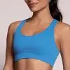 Top Nadador Fitness Feminino Canelado Sem Costura Selene - 1