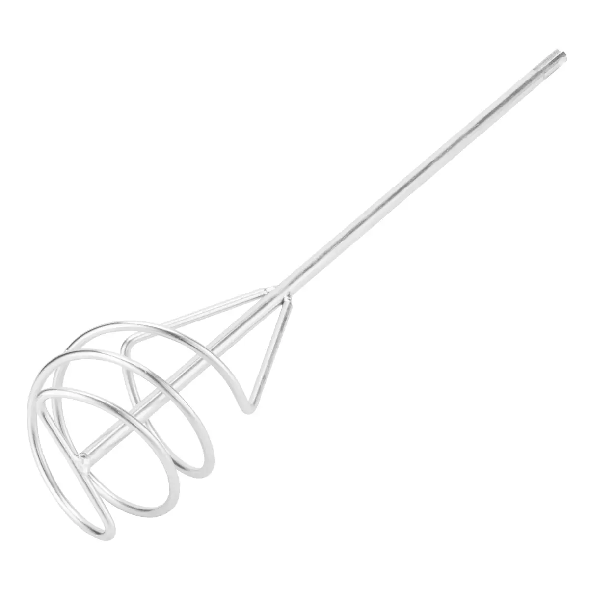 MTX Misturador De Tinta E Argamassa 100 × 450 Mm – Batedor Para Furadeira, Aço Galvanizado, Encaixe SDS Plus, Mistura Uniforme De Baixo Para Cima, Ideal Para Gesso, Massa E Concreto