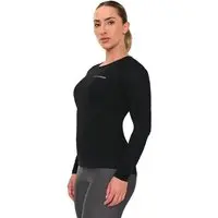 Camiseta Runner Manga Longa 2.0 Olympikus Feminina G Preto
