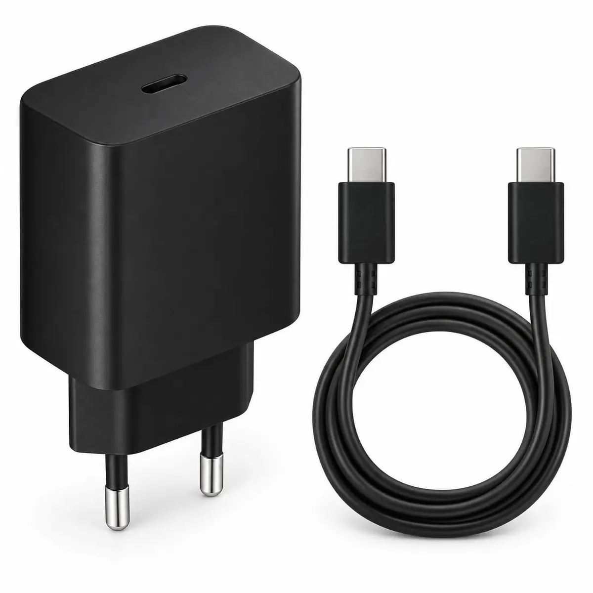 Carregador 60W USB-C com Cabo para iPhone e Android | Bivolt Automático, Compacto e Portátil, Compatível com IOS e Android, Carregamento Rápido - 1