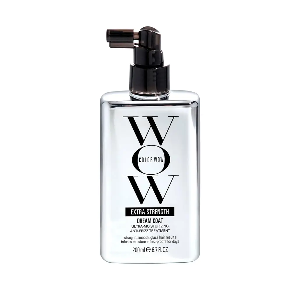 Color Wow Extra Strength Dream Coat, Spray Anti-Frizz e Anti-Umidade, 200ml | Proteção Térmica Integrada, Brilho Espelhado e Efeito Anti-Frizz por até 3 Lavagens, para Cabelos Cacheados e Crespos