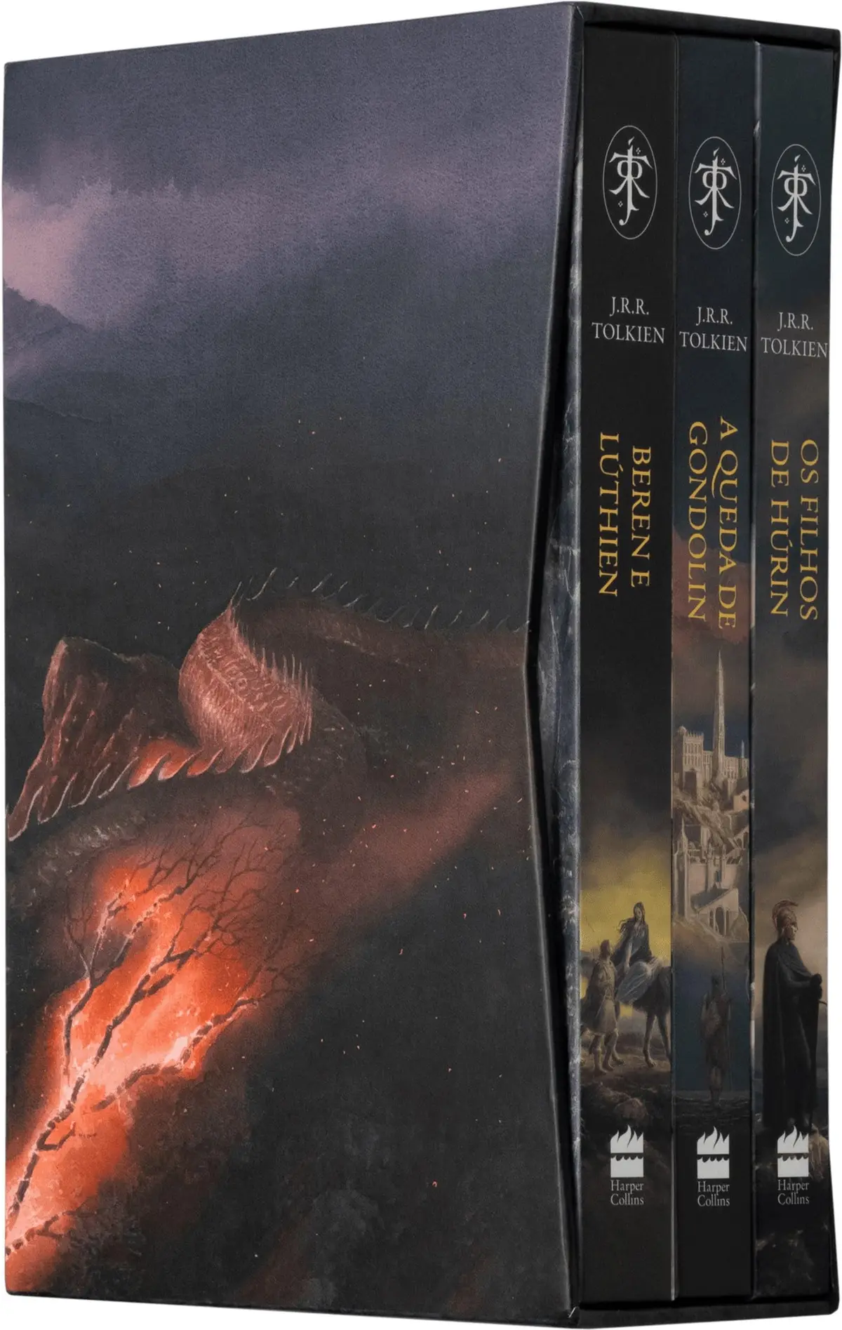Box Os Grandes Contos dos Dias Antigos – Três histórias da Terra-média com ilustrações de Alan Lee - 1